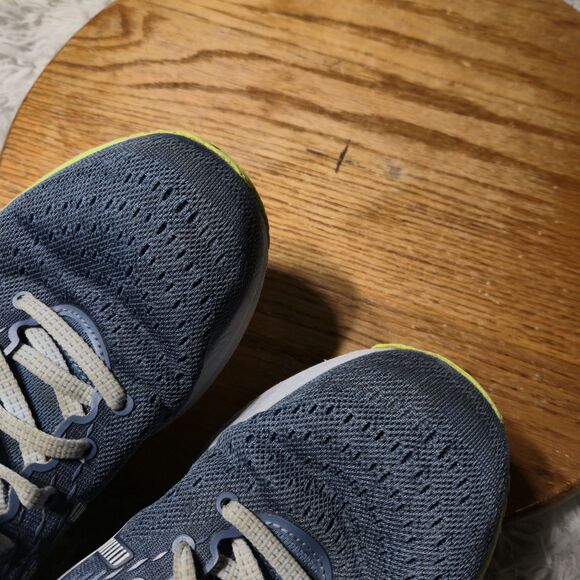 Asics Gel-Cumulus 22 Womens Size 9.5 Blue Lime Mesh Casual Lace Up Running Shoes - Picture 16 of 16